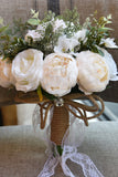 Bouquet de mariage artificiel rose