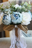 Bouquet de mariage artificiel rose