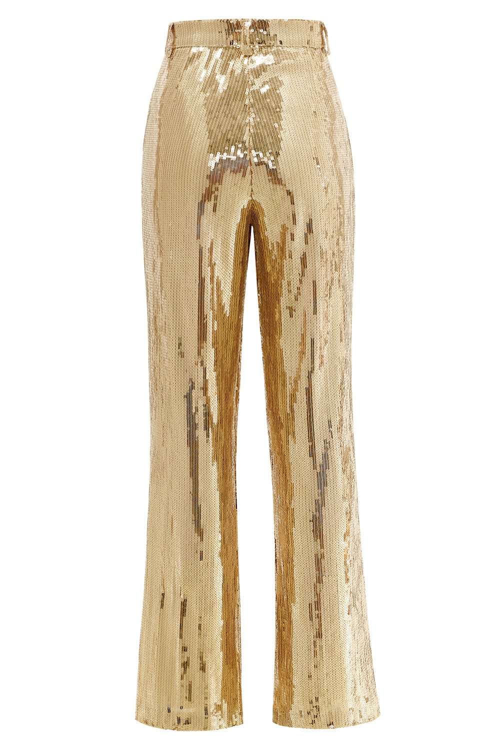 Sparkly Golden Lapel Sequins Femmes Costumes de soirée