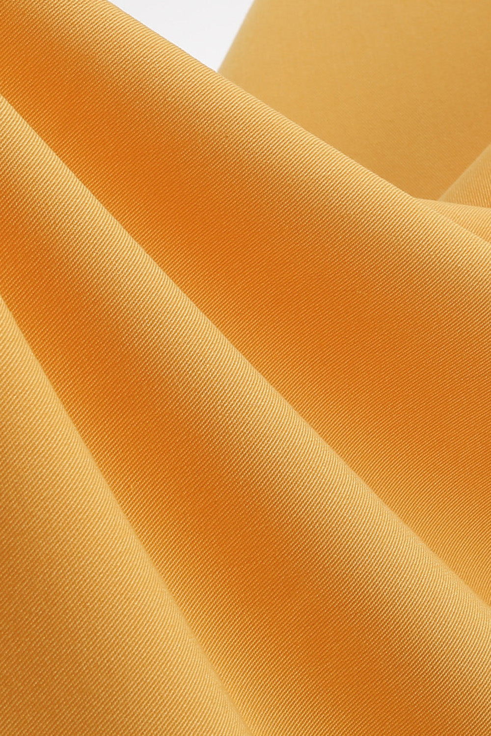 Robe bleue à col en V des années 1950 à manches courtes