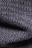 Pull à col rond slim fit gris pour homme