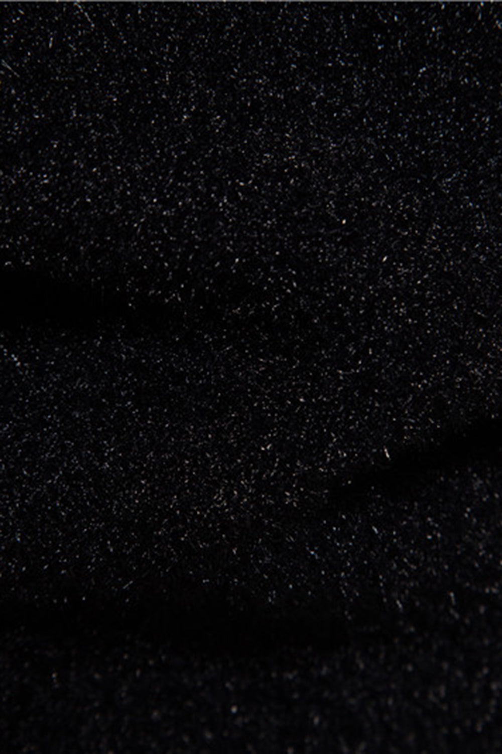 Pull noir slim-fit à col rond imprimé cerf de Noël pour homme