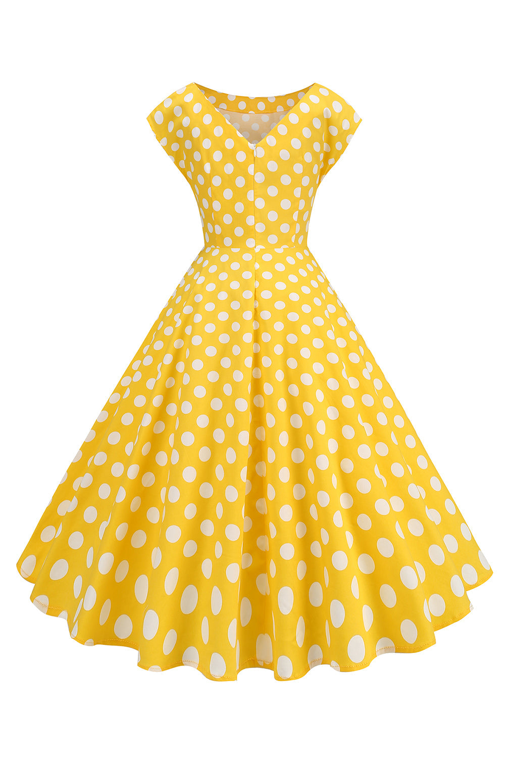 Robe trapèze à carreaux rouges et noirs à col en V des années 1950