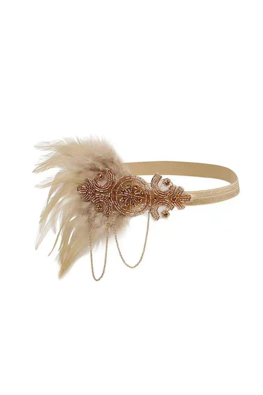 Abricot Accessoires de fête des années 1920 Ensembles de cinq pièces