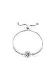 Paillettes d’argent 4 pièces ensemble de bijoux