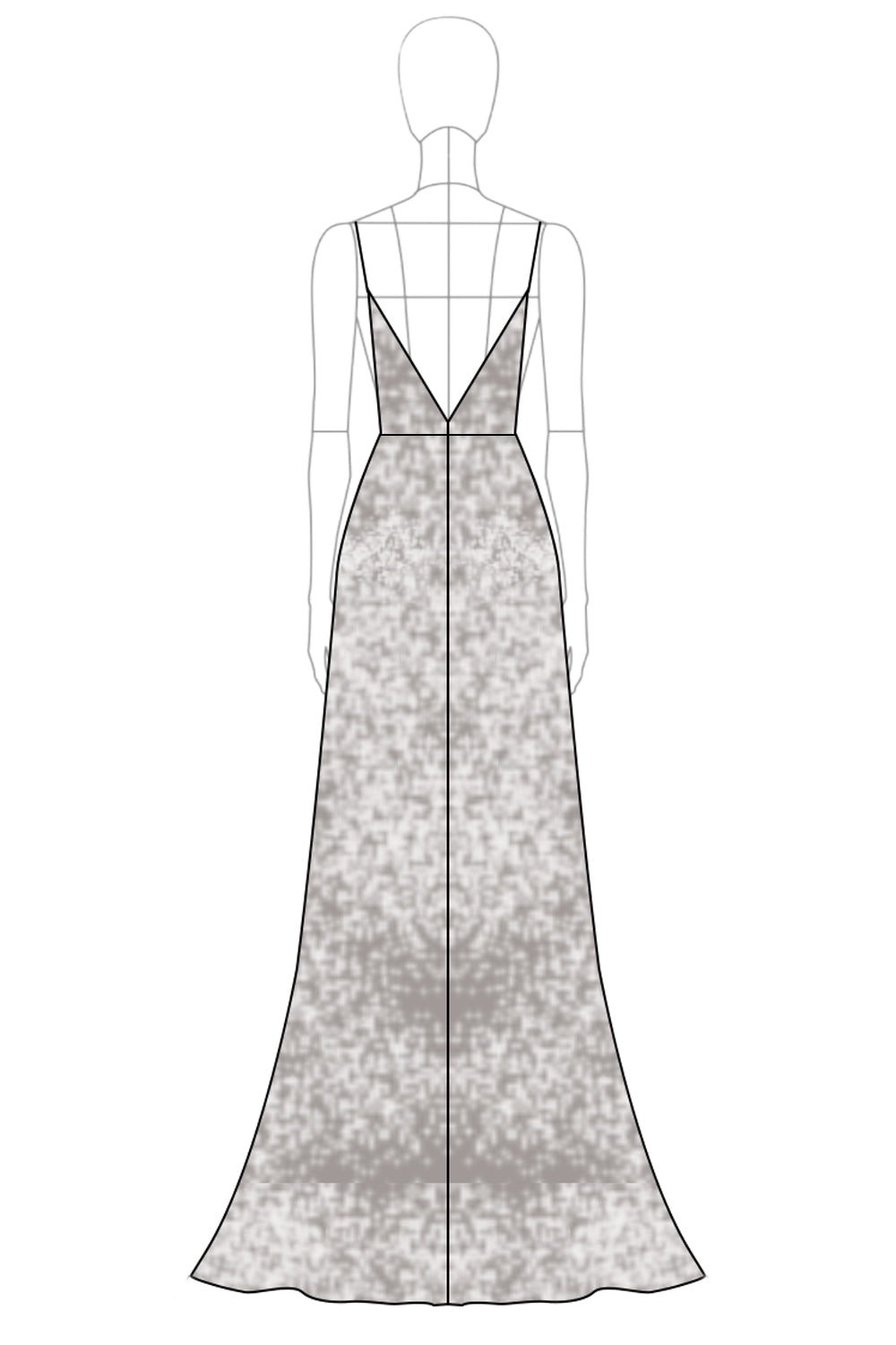 Robe formelle à paillettes argentées scintillantes à paillettes