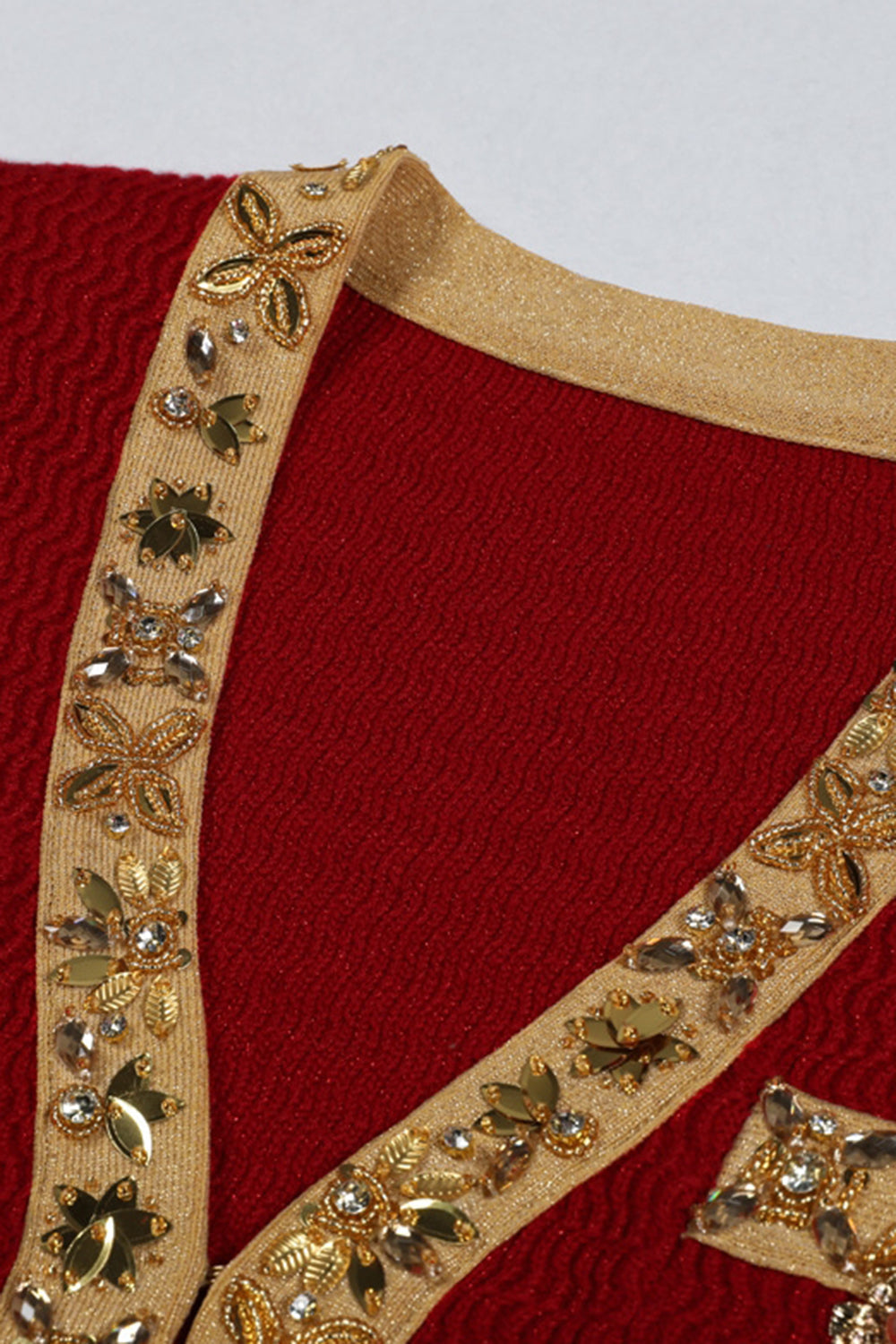 Noir 2 Pièces Femmes Costumes avec Strass