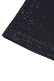 Costumes 2 pièces noir scintillant pour femmes