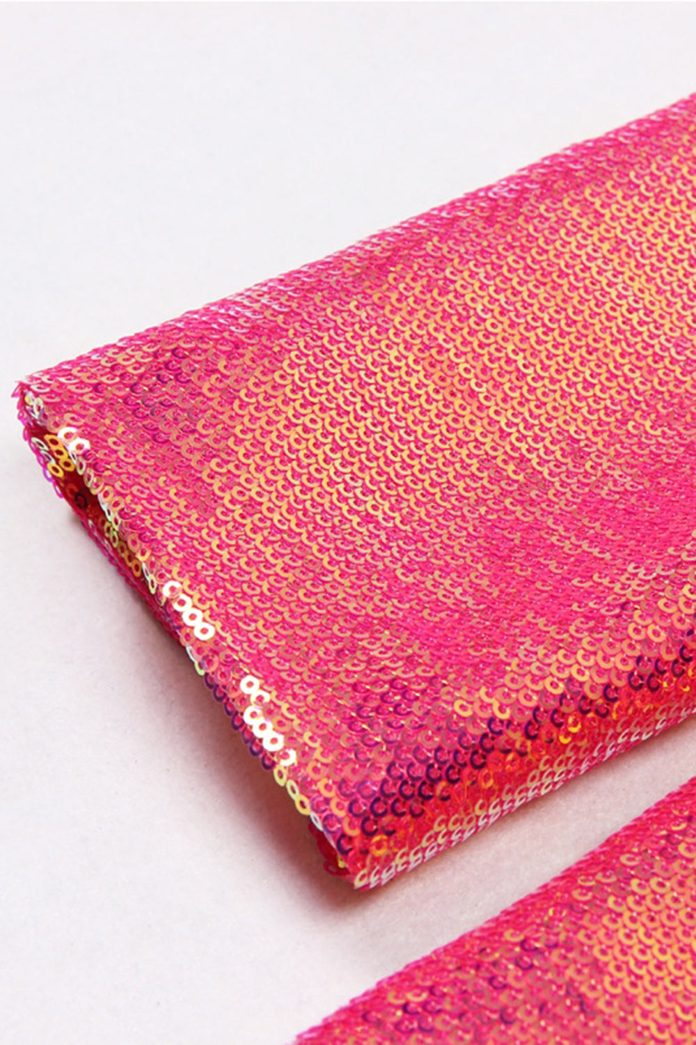 Sparkly Fuchsia 2 Piece Peak Lapel Femmes Costumes avec Poches