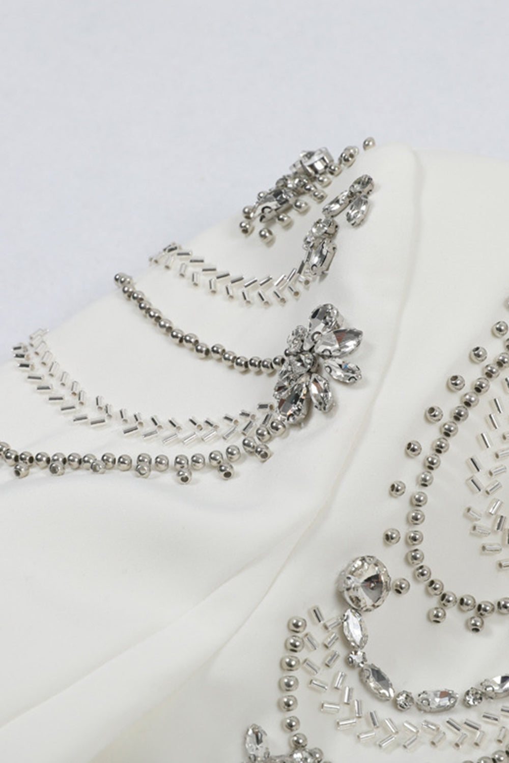 Sparkly noir pic revers simple boutonnage femmes bal blazer avec strass