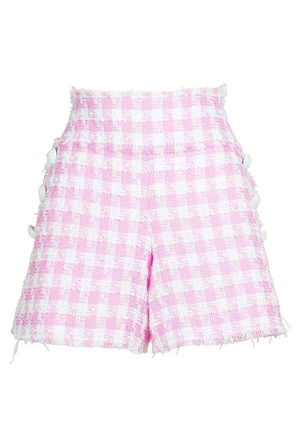 Rose 2 Pièce Pointe Revers Double Boutonnage Femmes Bal Costumes Avec Poches