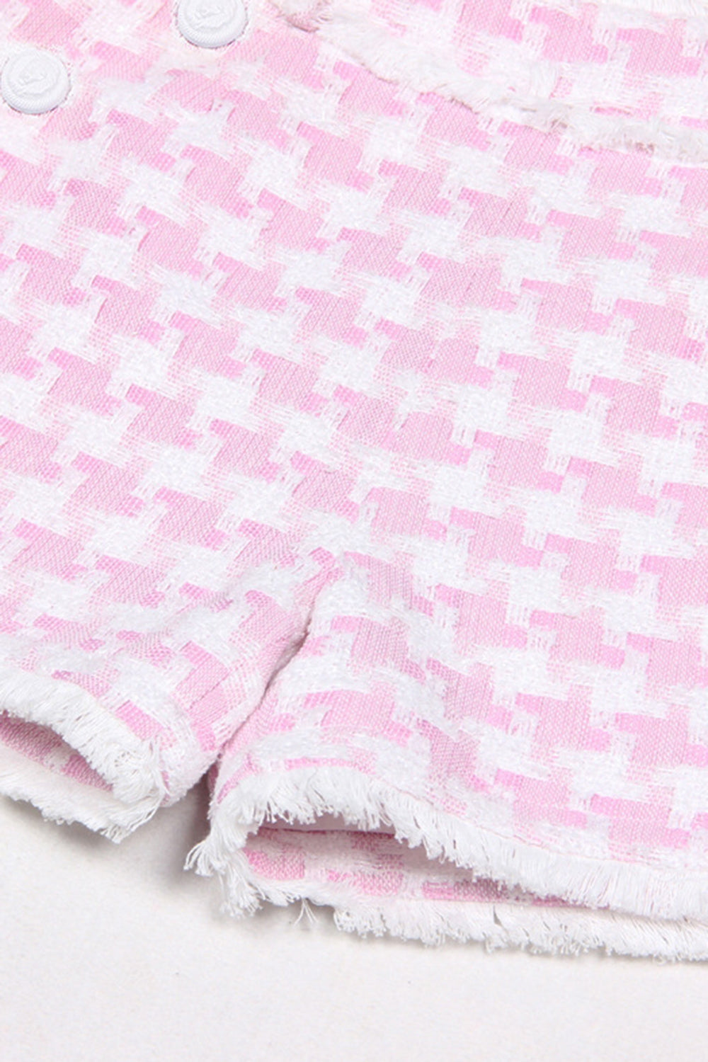 Rose 2 Pièce Pointe Revers Double Boutonnage Femmes Bal Costumes Avec Poches