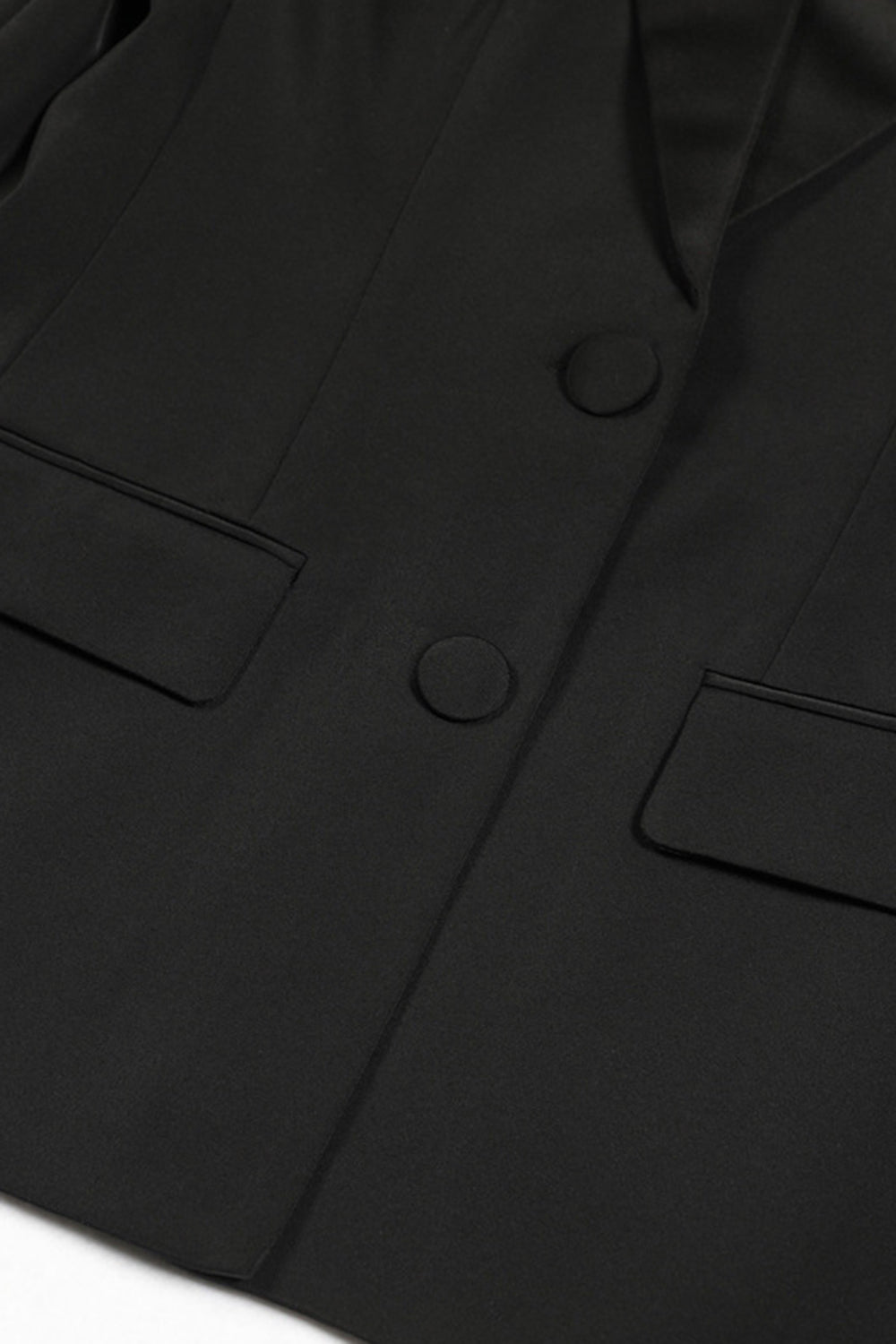 White Peak Lapel Single Breasted Femmes Bal Blazer avec Paillettes