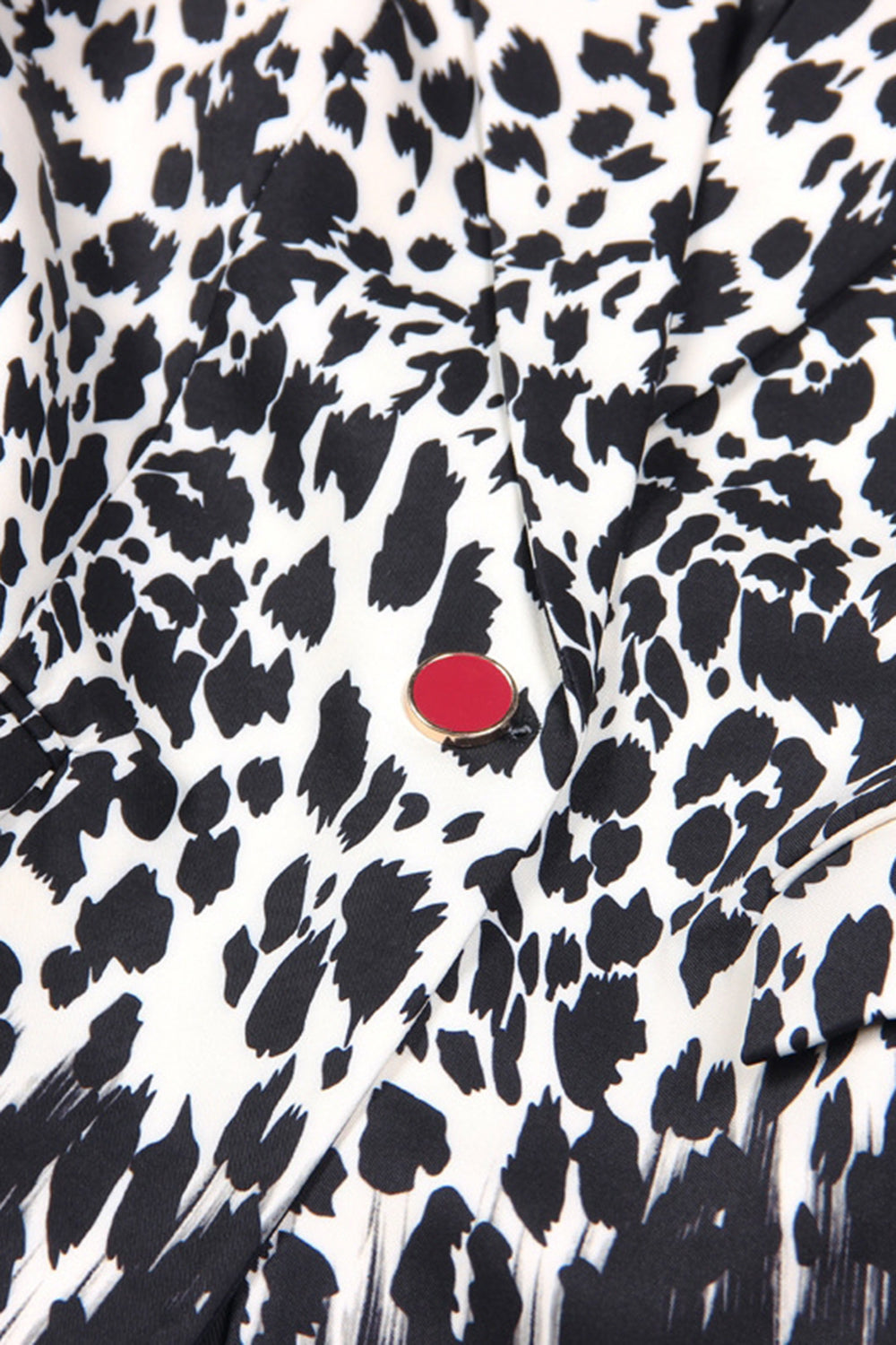 Noir Léopard Imprimé Satin Peak Repel Femmes Prom Blazer