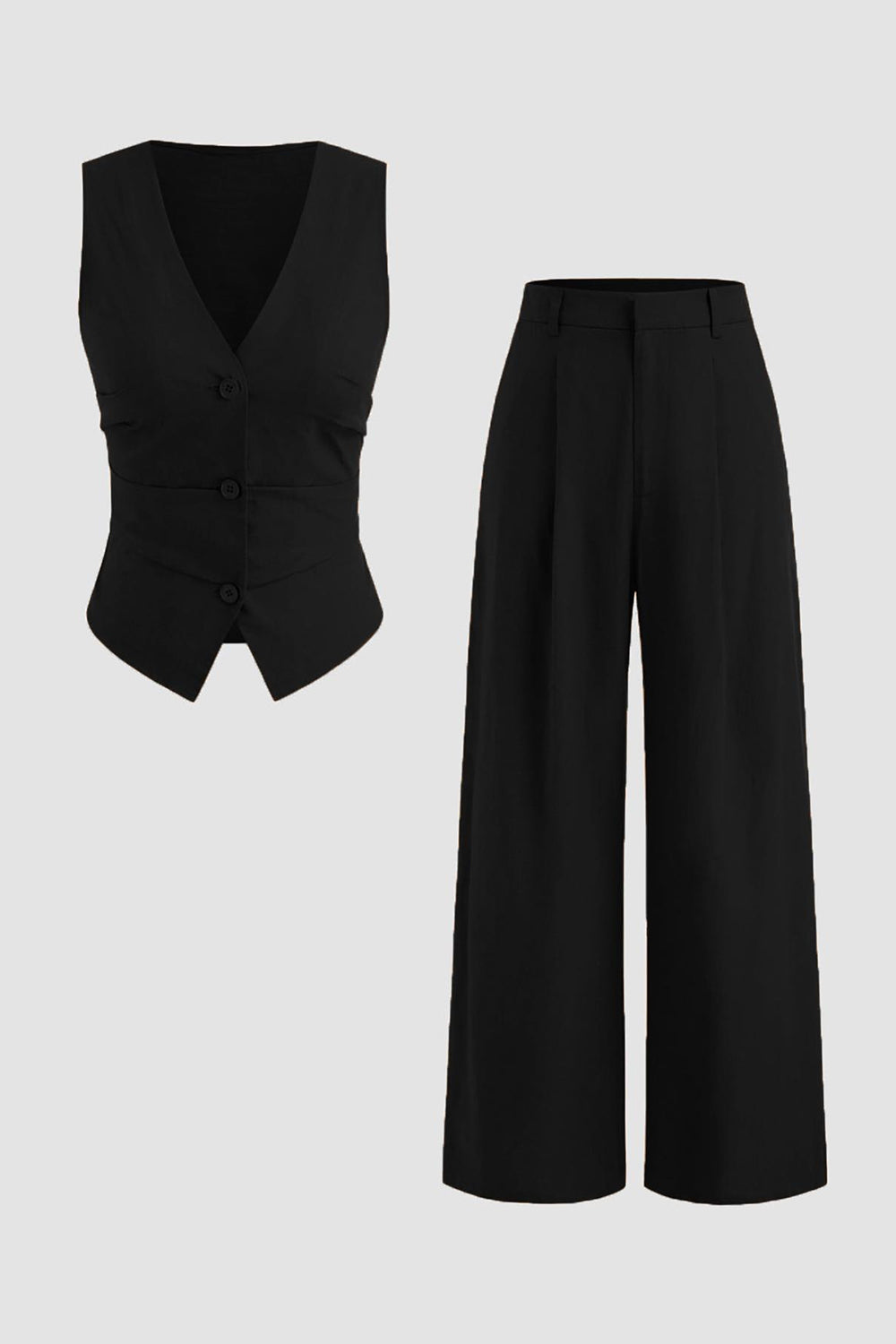 Marine 2 Pièce Satin Sans Manches Femmes Costumes De Bal