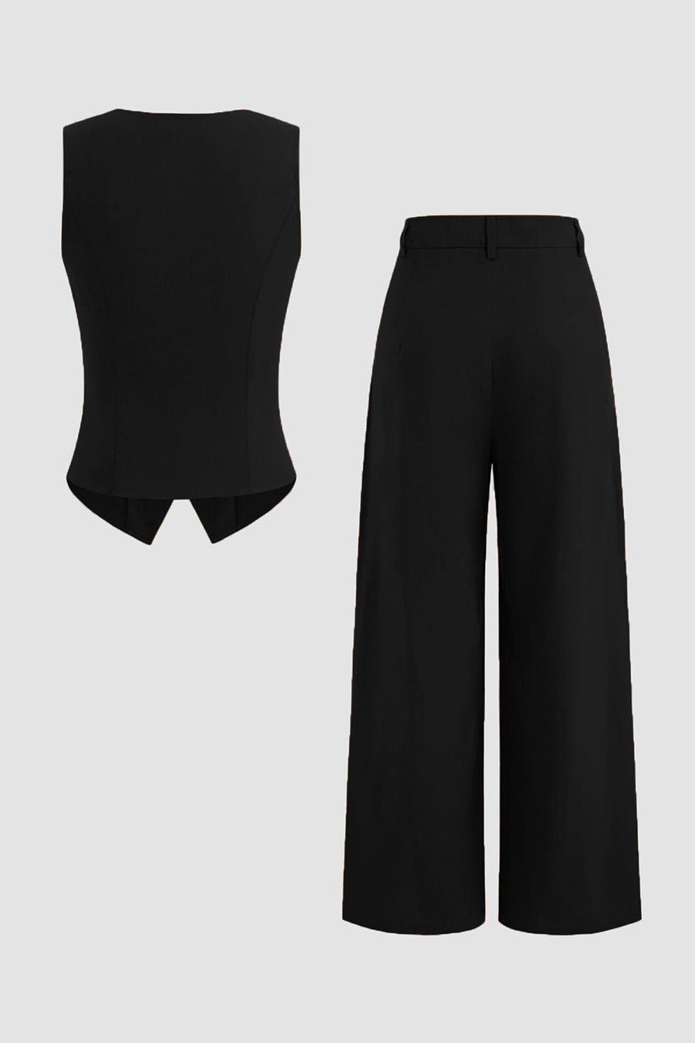 Marine 2 Pièce Satin Sans Manches Femmes Costumes De Bal