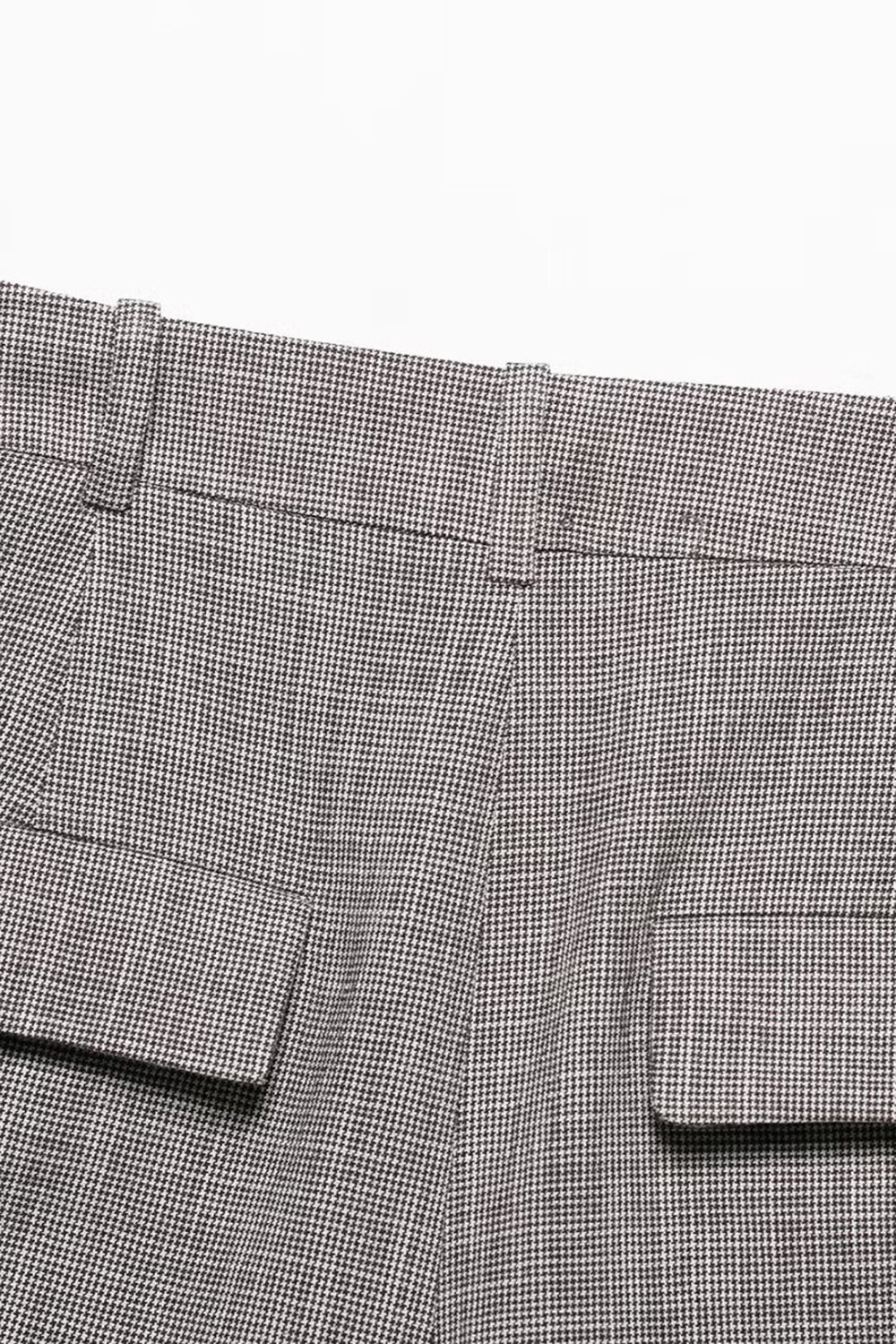 Gris 2 Pièce Cranched Lapel Femmes Costumes de Bal avec Ceintures