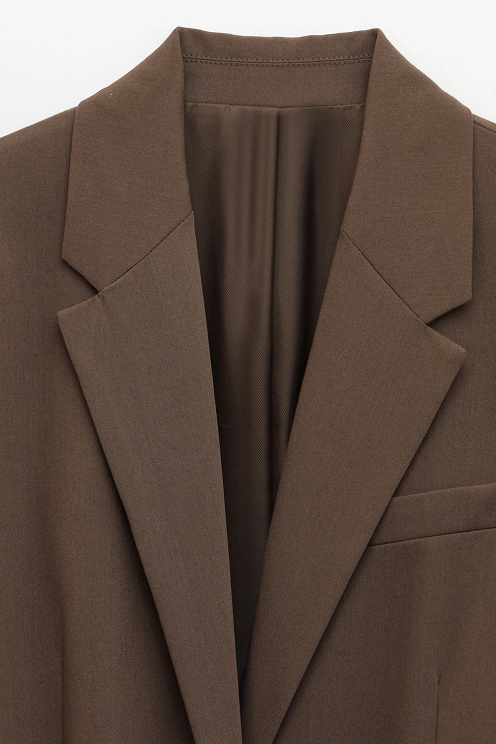 Café 2 Pièce Cranté Revers Femmes Bal Costumes avec Ceintures