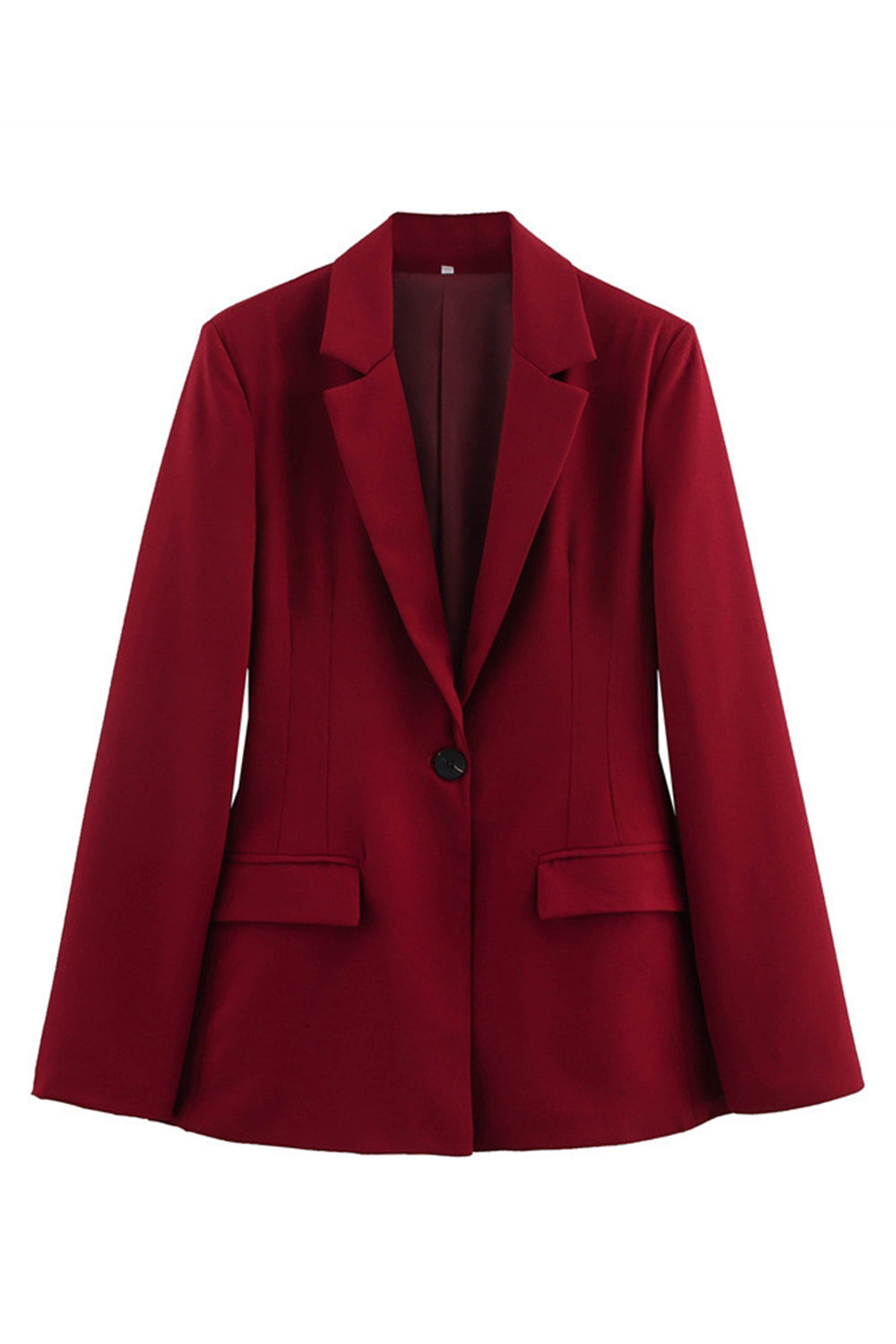 Noir 2 pièces à revers cranté femmes bal costumes