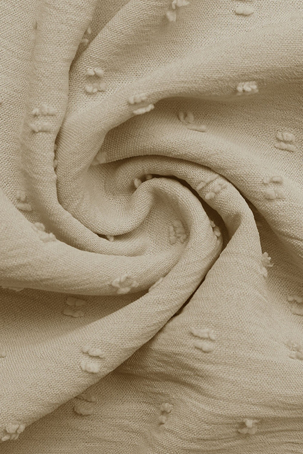 Robe d’été à volants Kahki A Line avec ceinture