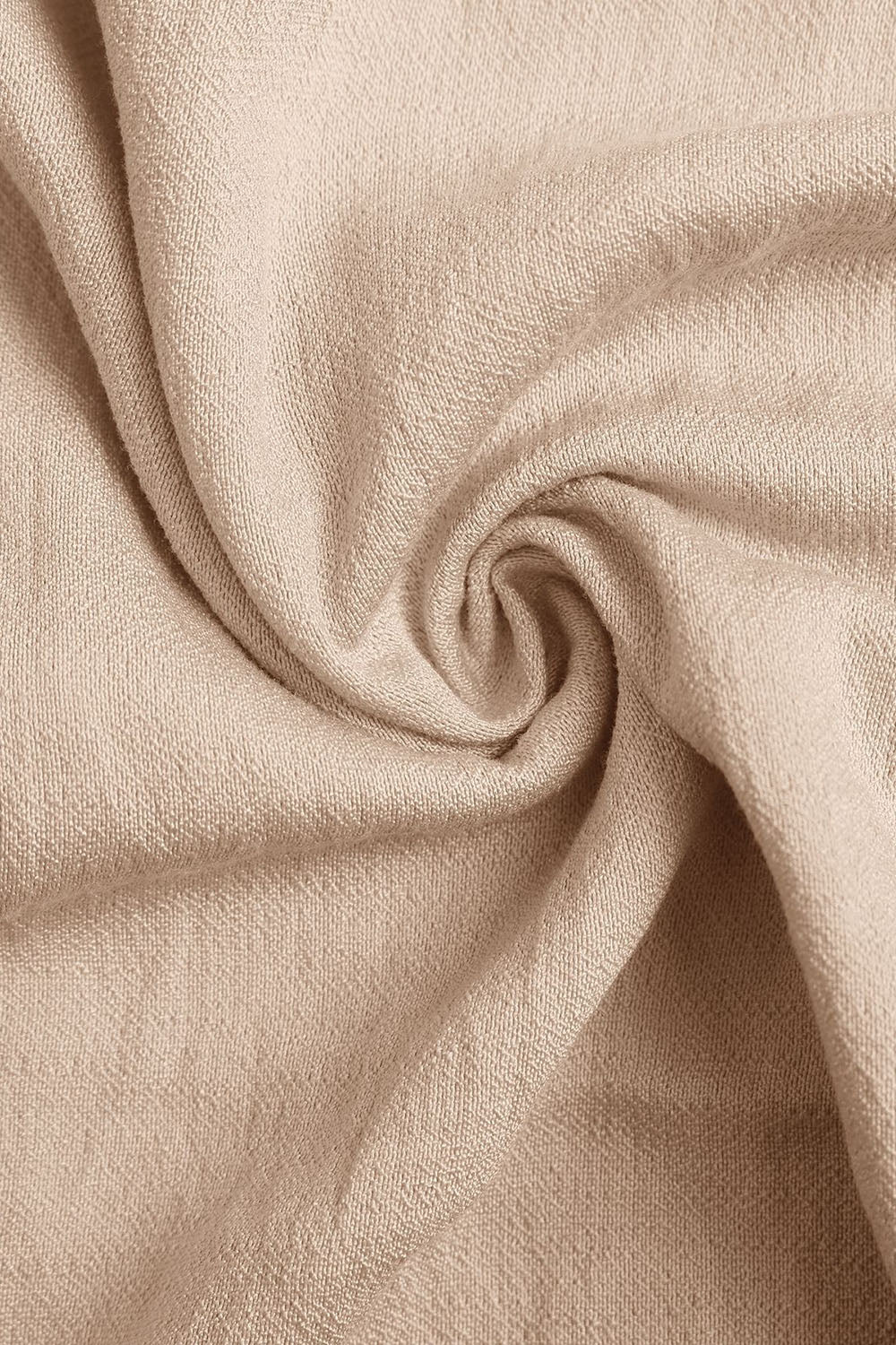 Robe d’été midi kaki à col en V trapèze