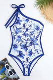 Maillot de bain Blue Print One Shoulder