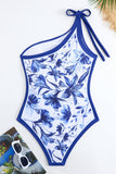 Maillot de bain Blue Print One Shoulder