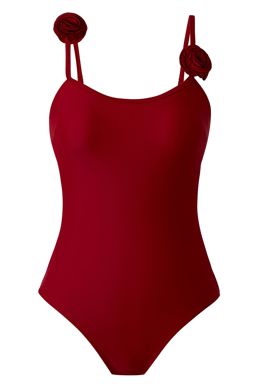 Maillot de bain une pièce à bretelles spaghetti noir avec couverture à volants