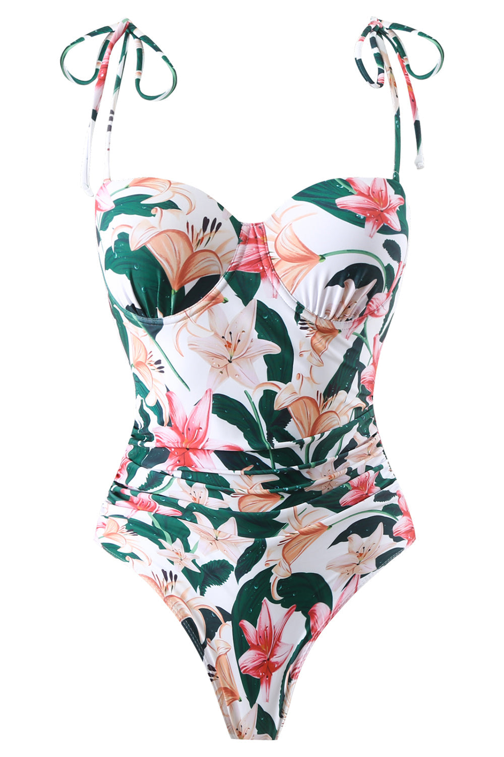 Maillots de bain de plage une pièce imprimé floral