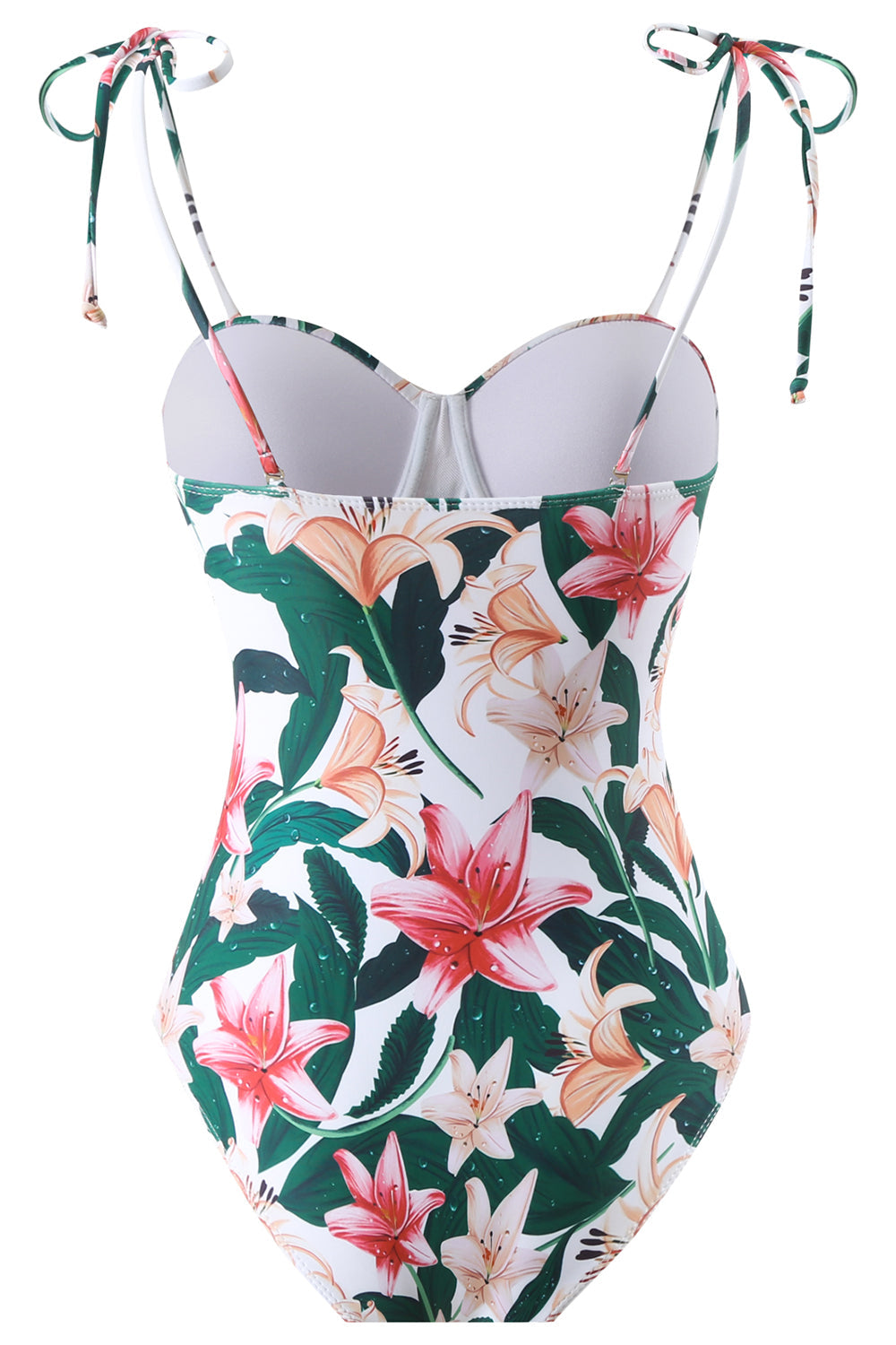 Maillots de bain de plage une pièce imprimé floral