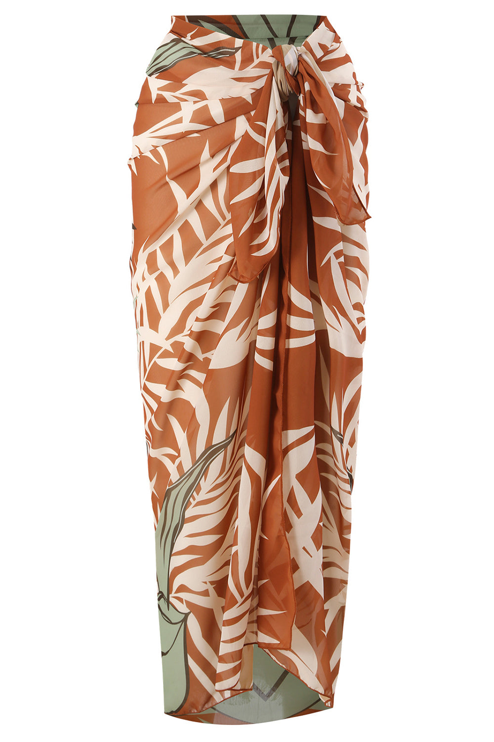 Maillots de bain de plage une pièce orange découpés