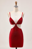 Robe de bal moulante chic perlée perlée