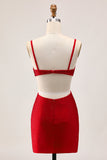 Robe de bal moulante chic perlée perlée