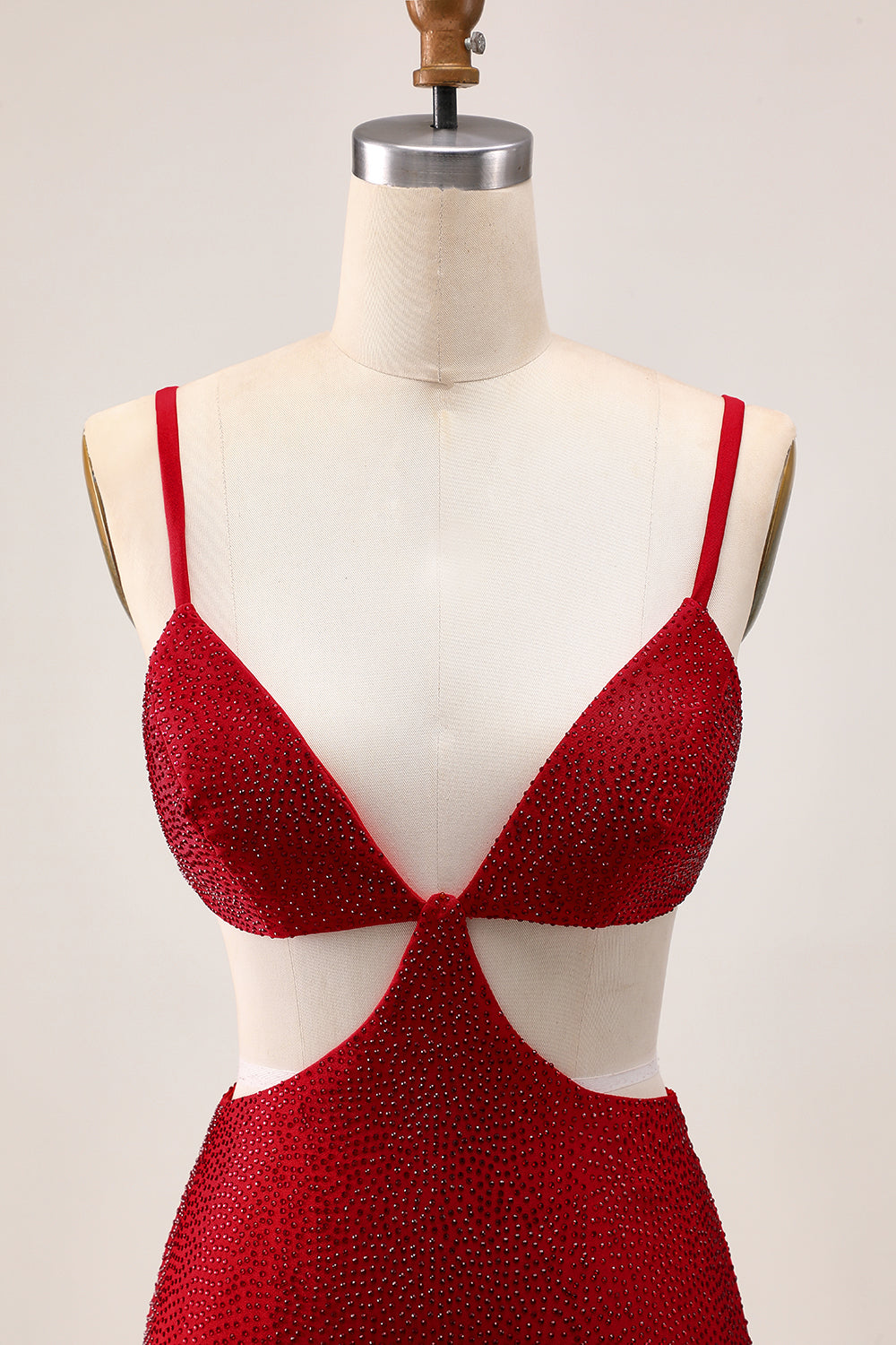 Robe de bal moulante chic perlée perlée