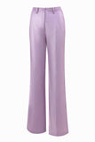 Purple Peak Lapel One Button 2 pièces Femmes Costumes