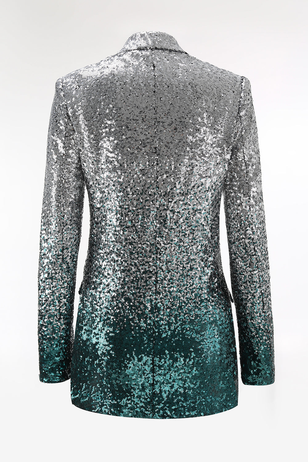 Paillettes argentées scintillantes 2 pièces Femmes Costumes