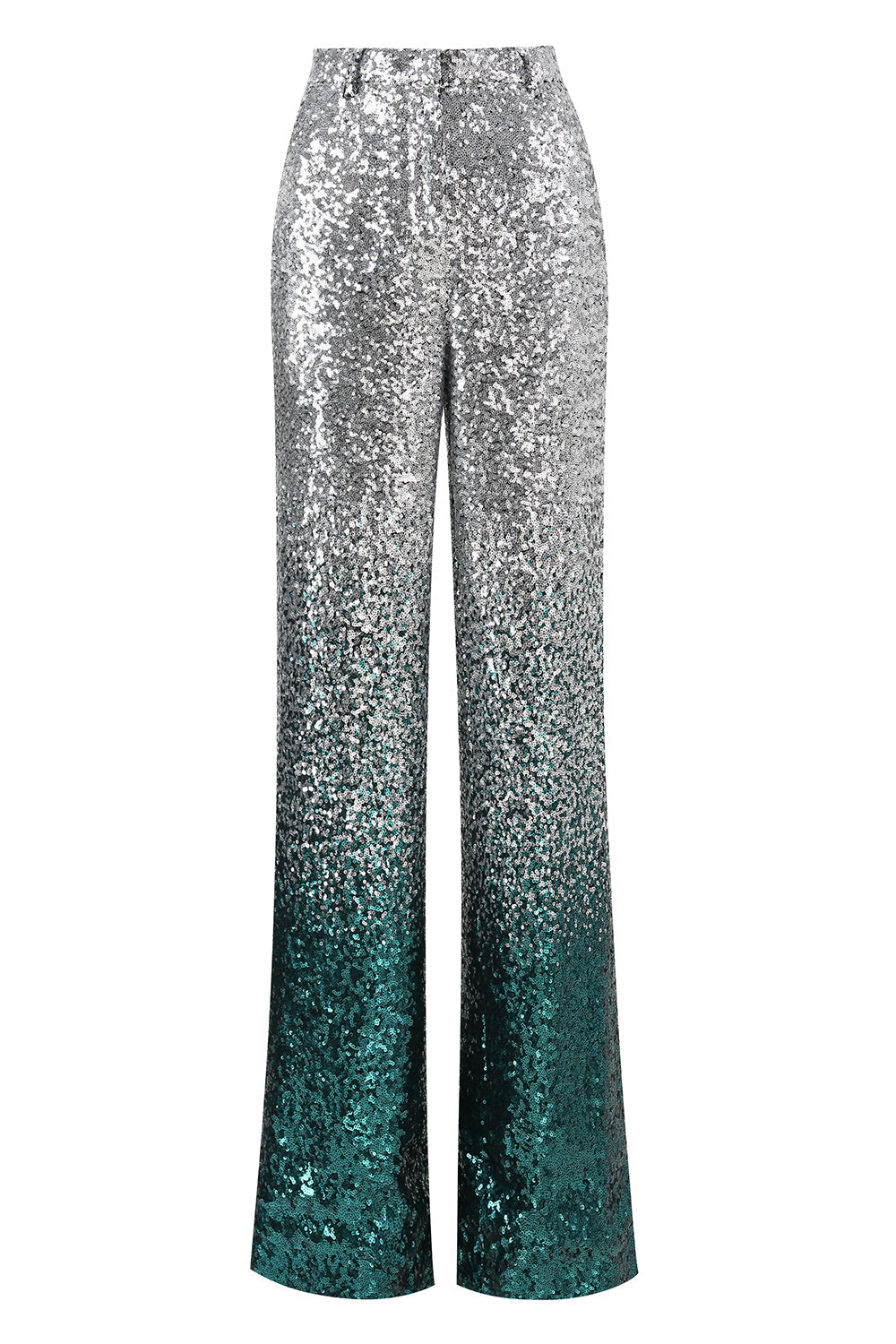 Paillettes argentées scintillantes 2 pièces Femmes Costumes