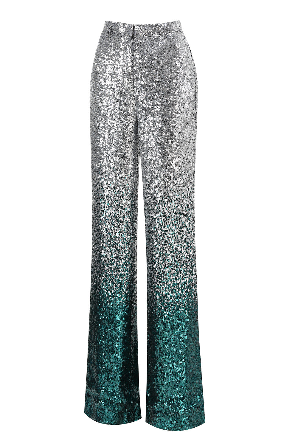Paillettes argentées scintillantes 2 pièces Femmes Costumes