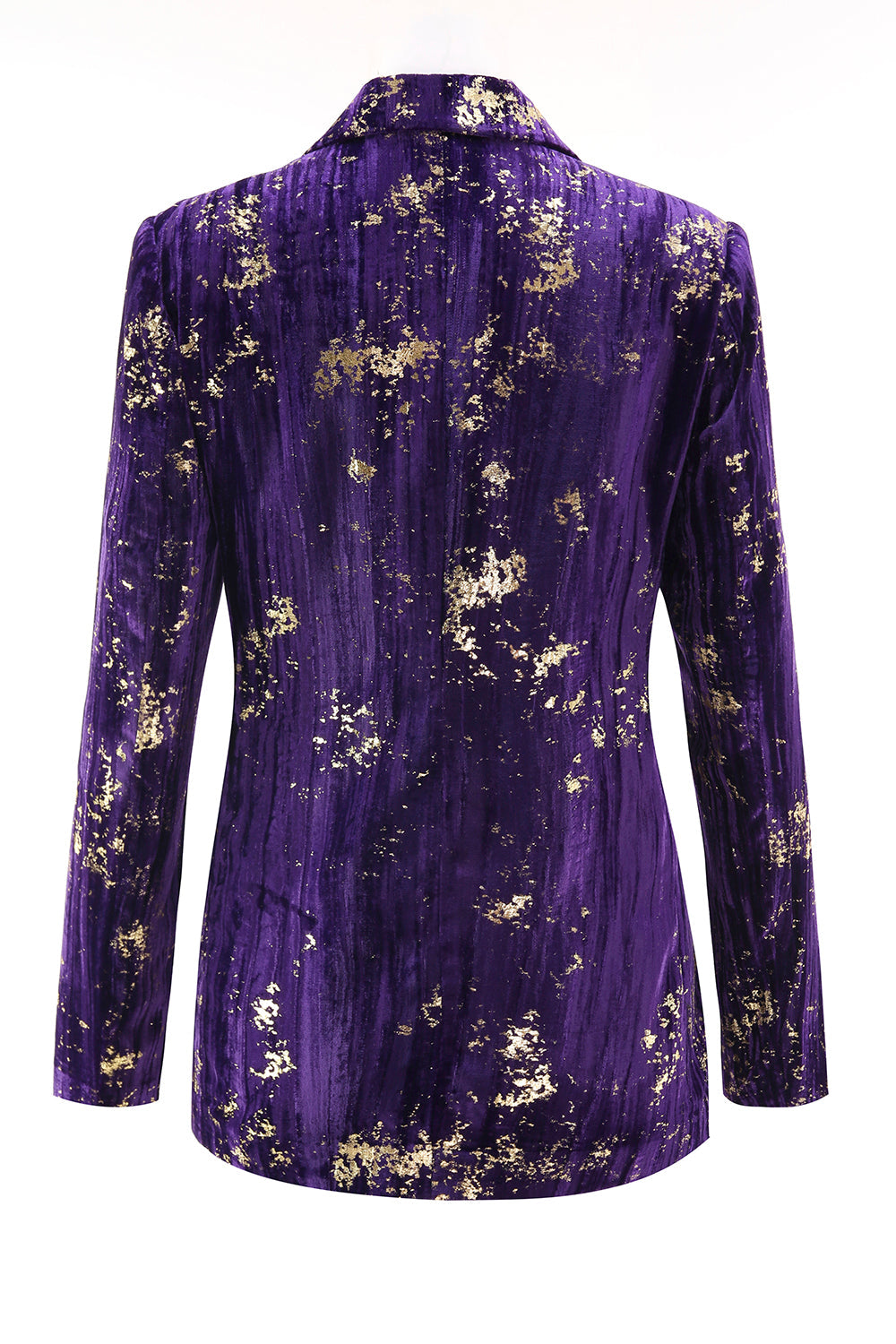 Violet 2 Pièce Cranched Lavers Femmes Bal Costumes avec Manches