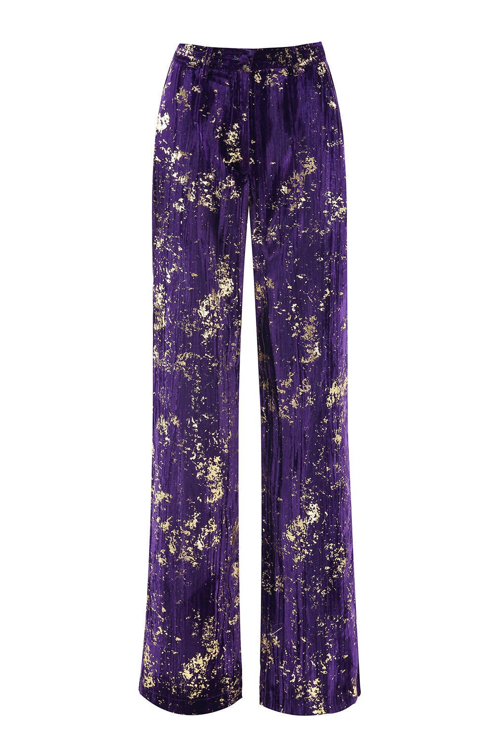 Violet 2 Pièce Cranched Lavers Femmes Bal Costumes avec Manches