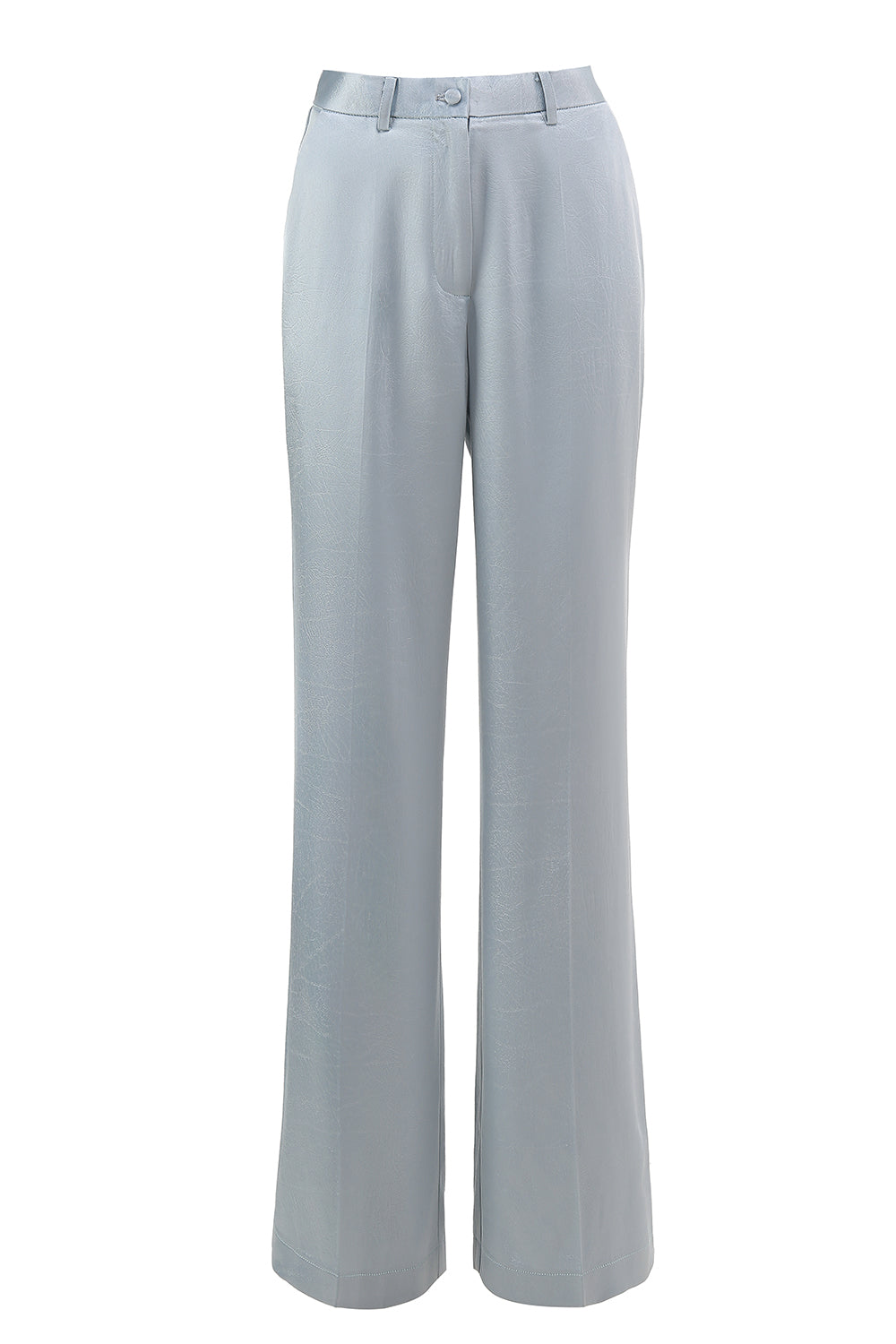 Dusty Blue Peak Lapel Costume 2 pièces pour femmes avec ceinture