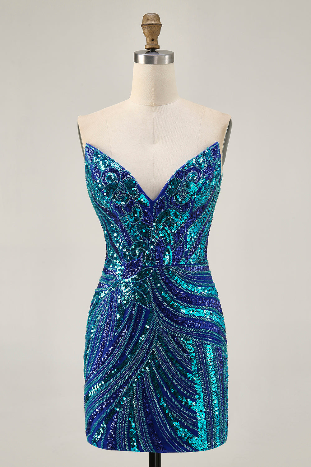 Paillettes scintillantes Robe courte moulante moulante à paillettes scintillantes