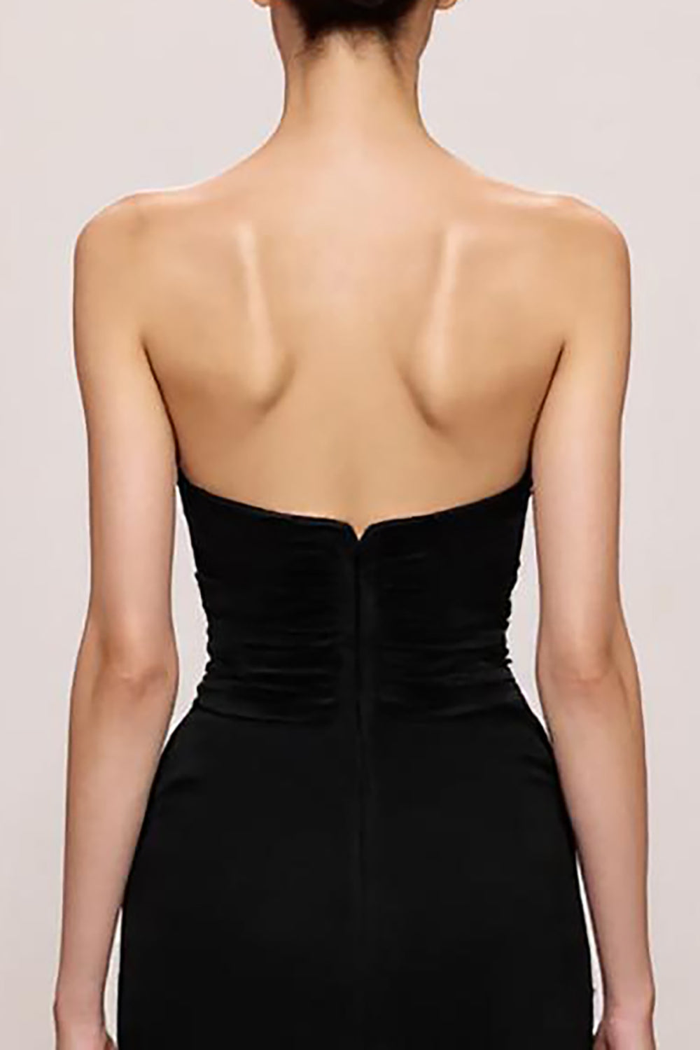 Robe de soirée sirène en velours noir