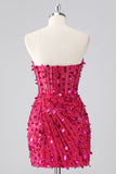 Bustier scintillant bustier serré à paillettes corset robe de bal avec perles
