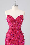 Bustier scintillant bustier serré à paillettes corset robe de bal avec perles