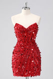 Bustier scintillant bustier serré à paillettes corset robe de bal avec perles