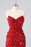 Bustier scintillant bustier serré à paillettes corset robe de bal avec perles