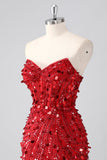 Bustier scintillant bustier serré à paillettes corset robe de bal avec perles