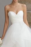 Princesse Ivory Sweetheart robe de bal robe de mariée avec volants