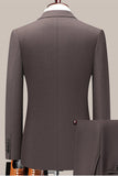 Café revers crantés Singel Breasted Slim Fit Suit
